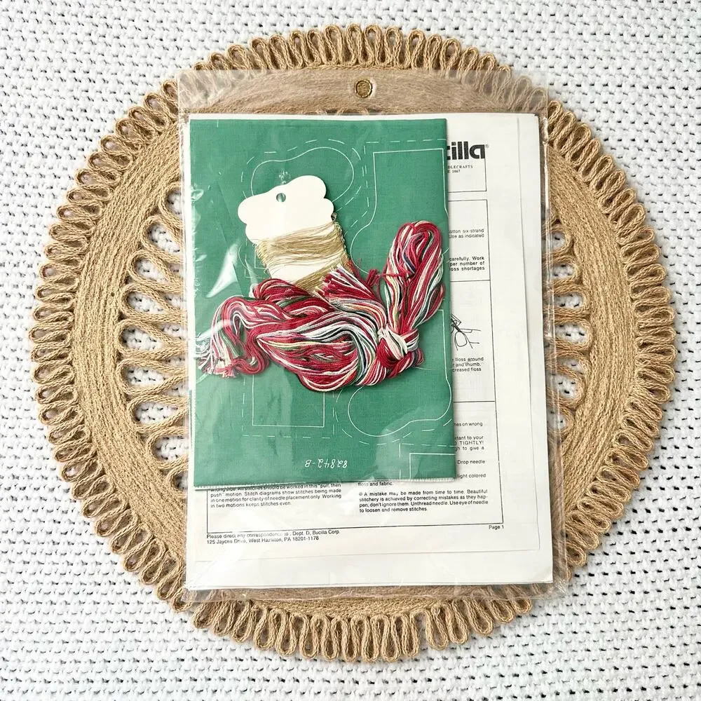 Bucilla Christmas 82842 10 Tiny Victorian Stockings Cross-Stitch Ornaments Kit
